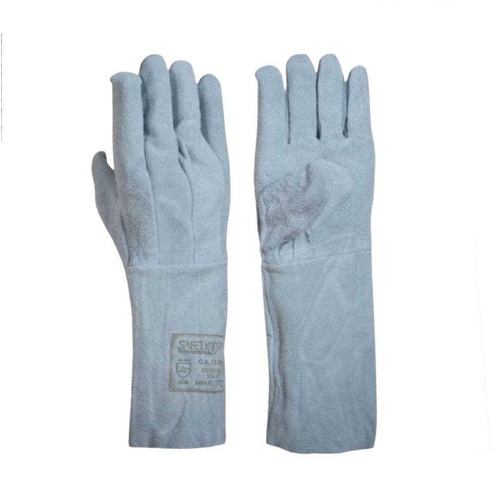 Luva De Raspa Cano Longo Tam 10 - Modelo Clute Emb C/10 Pares