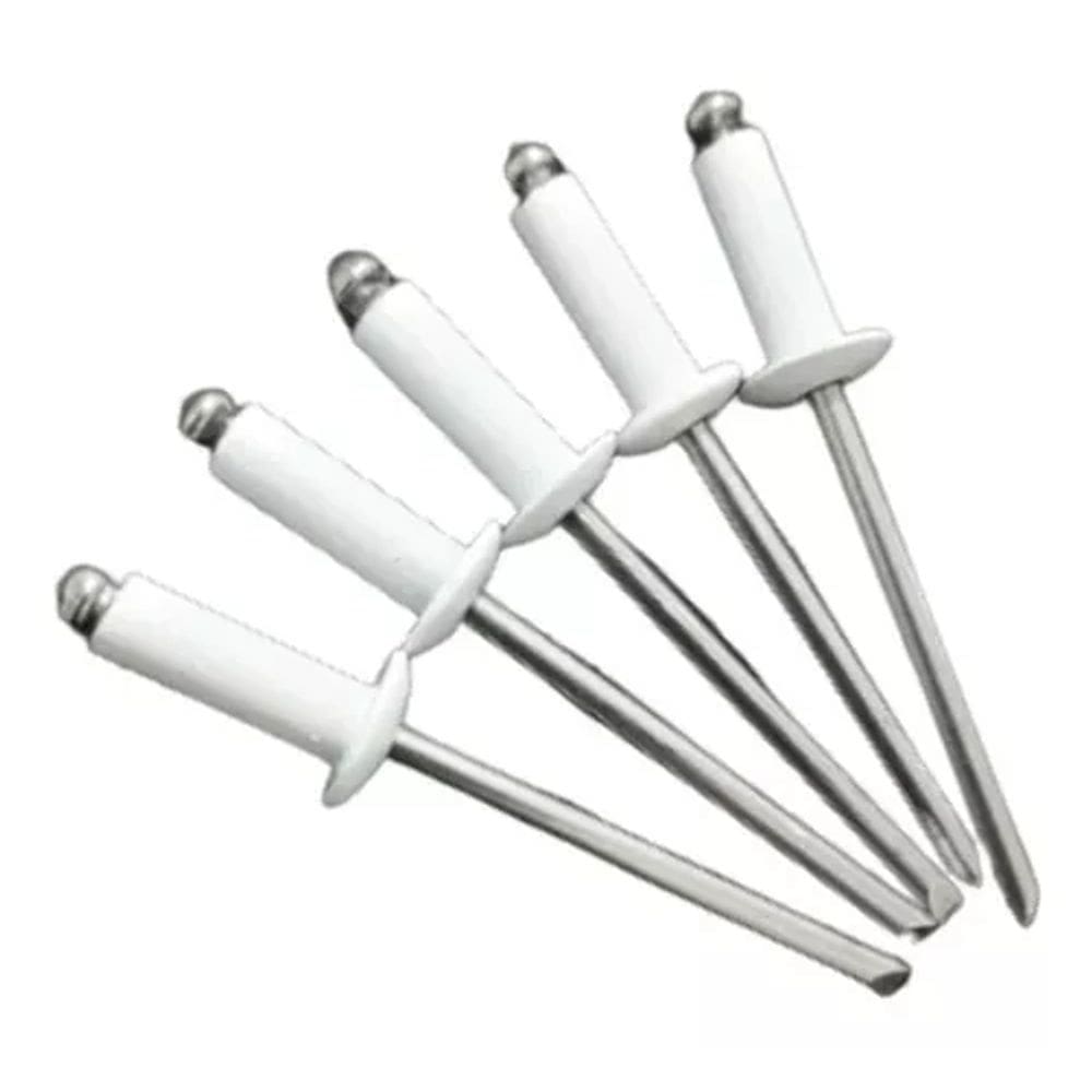 Rebite Pop 408 Branco - 4,00Mm X 8,00Mm Cx C/1000 Unid