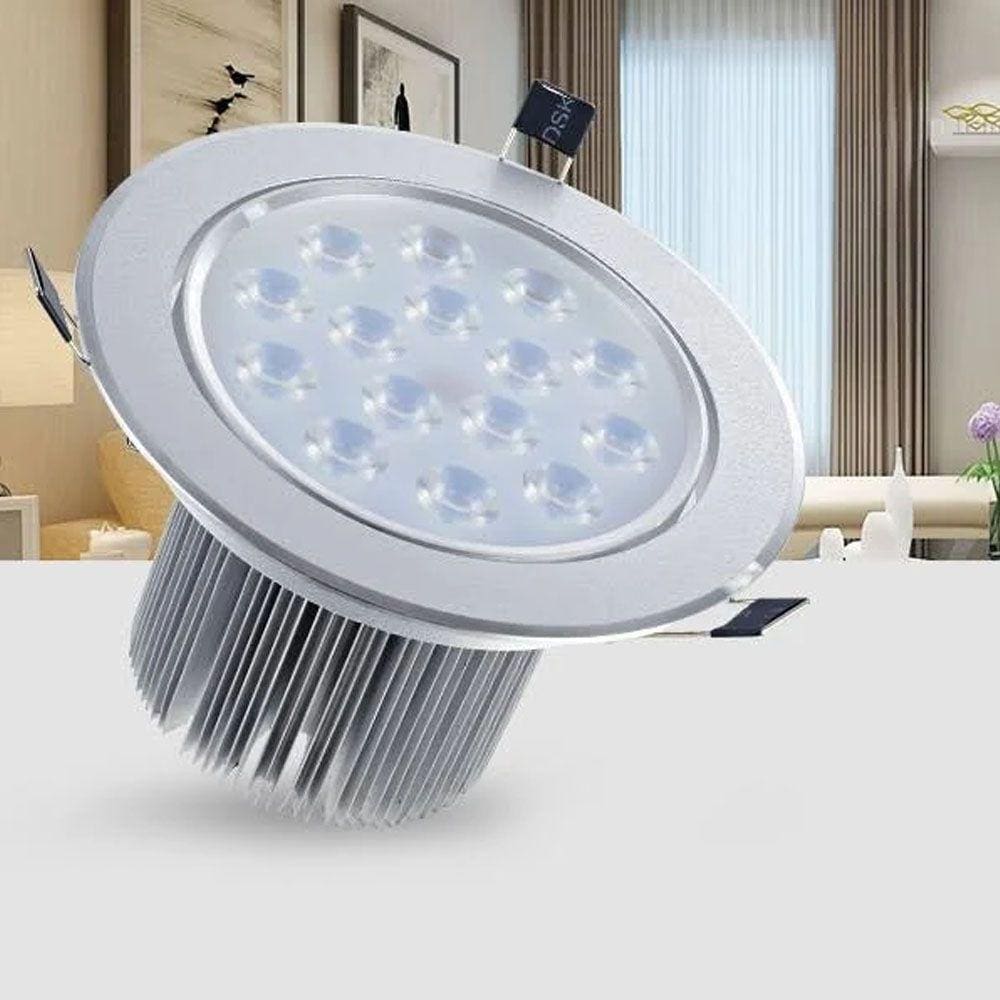 CDSP - Luminaria Lampada LED 18W Painel Direcionavel Embutida Alta Potencia