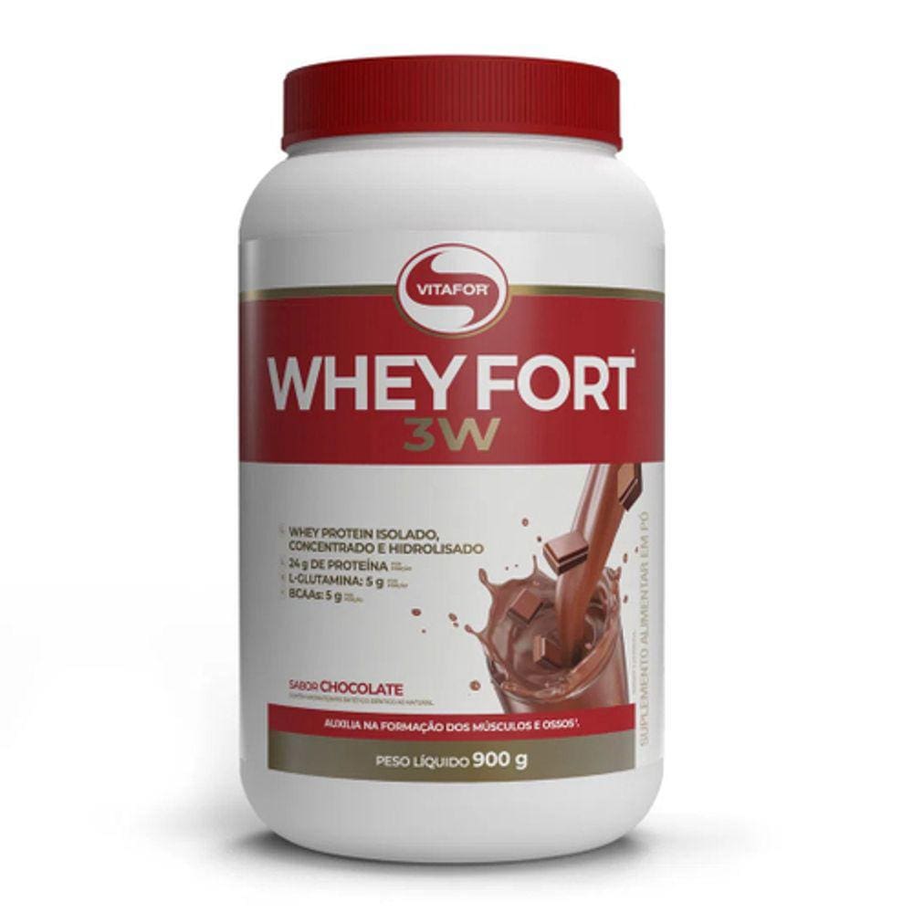 Whey Fort 3w Chocolate 900g Vitafor
