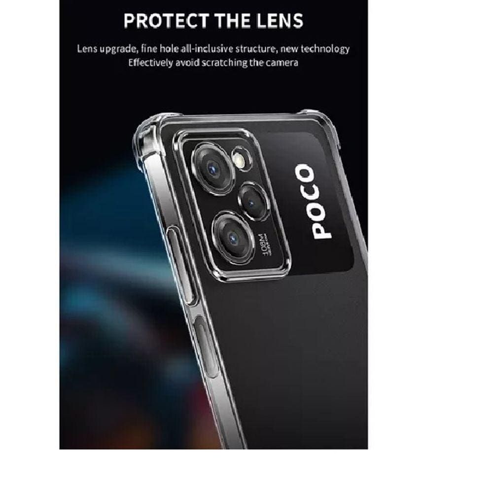 Capa Capinha Antishock Reforçada Compatível Xxioami Poco X5 PRO