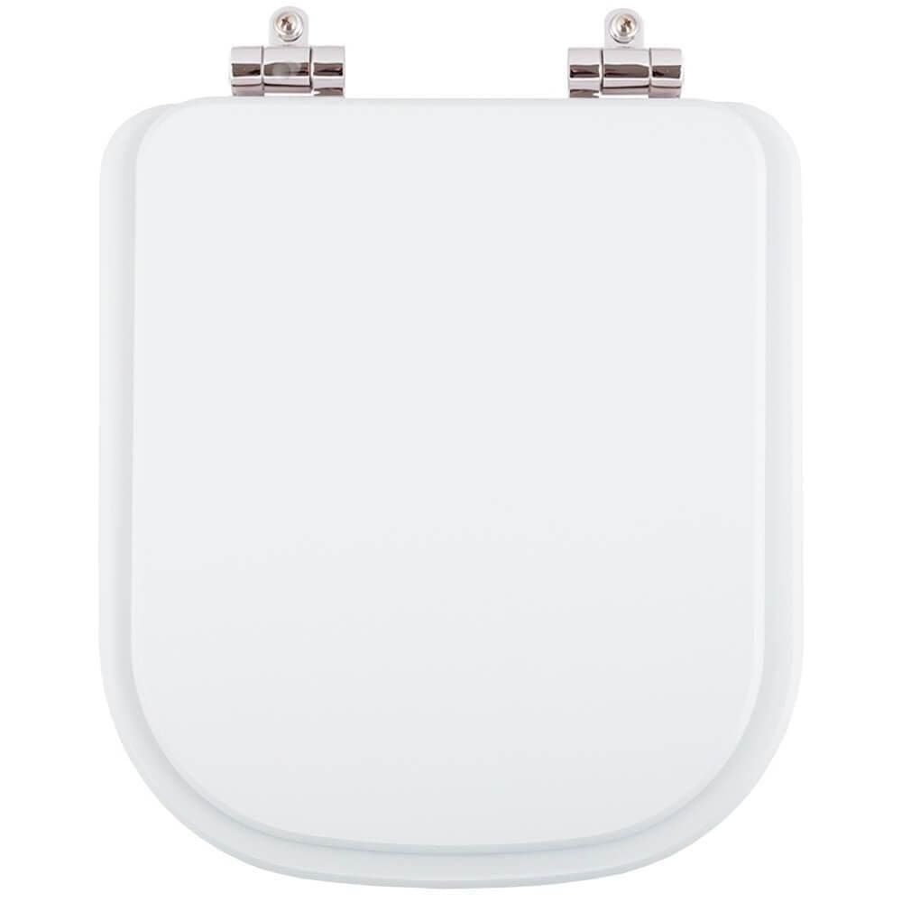 Tampa De Vaso Laqueado C/ Amortecedor Axis Branco 6Lpf