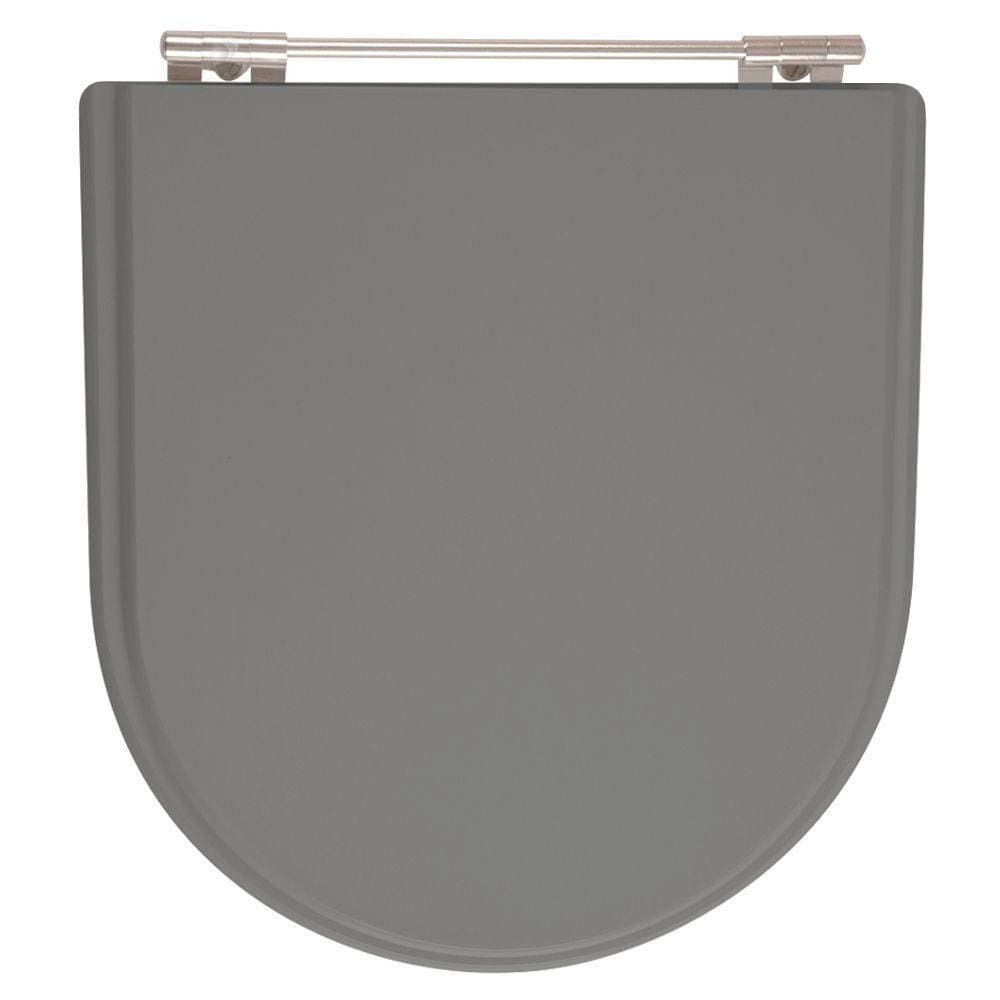 Tampa De Vaso Calypso Cinza Ambar Para Bacia Incepa 6Lpf