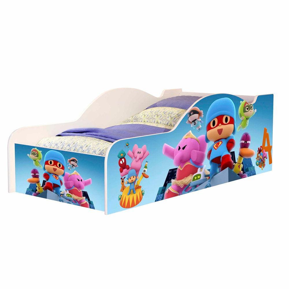 Mini Cama Baixa Infantil P/ Meninos Pocoyo