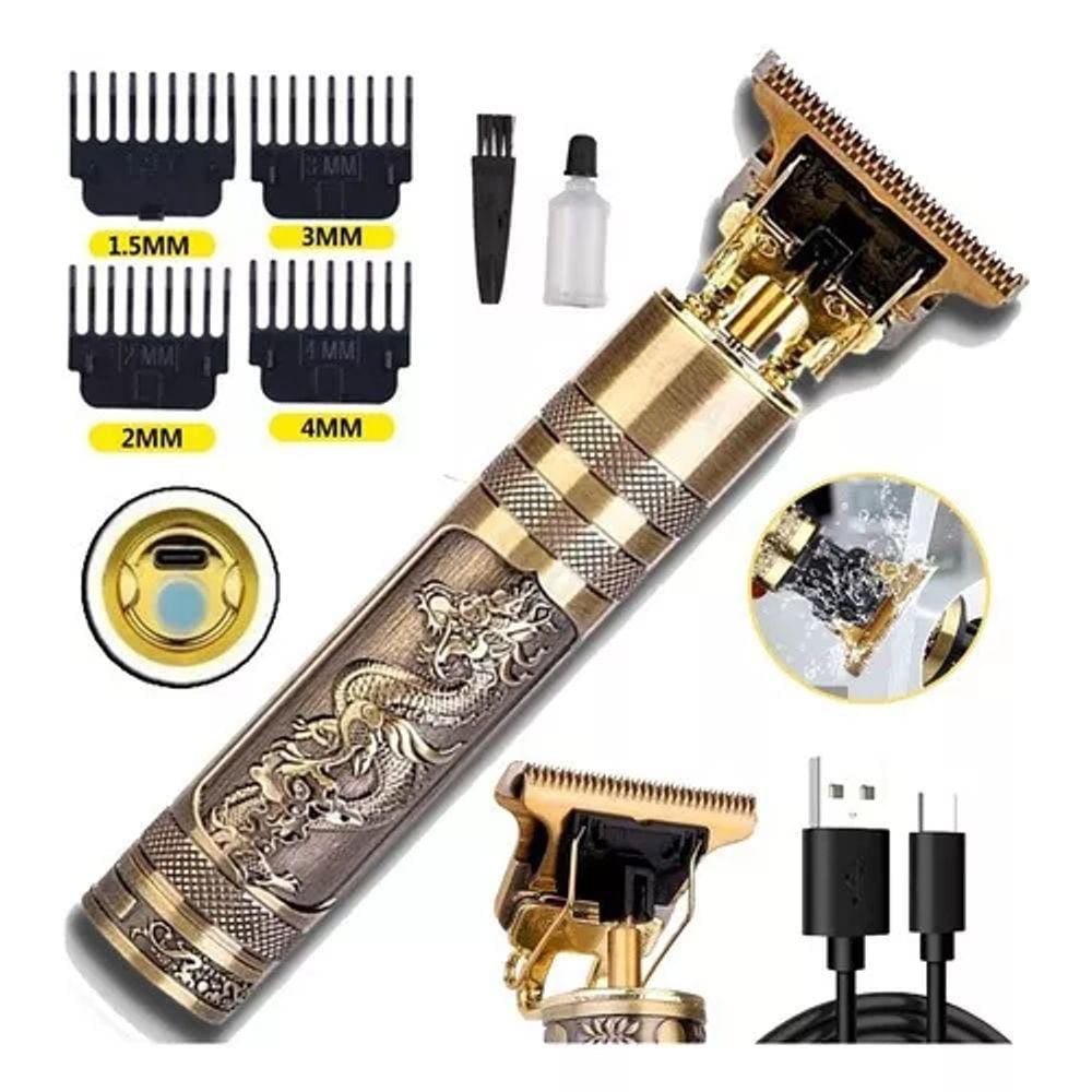 Barbeador De Cabelo Elétrico T9 Dragão Professional