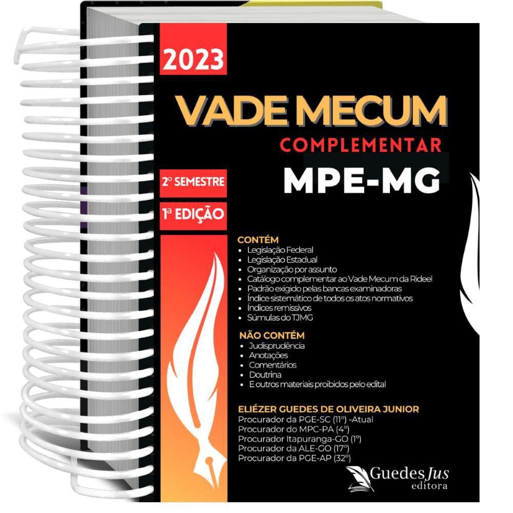 Vade Mecum MPE-MG (espiral)
