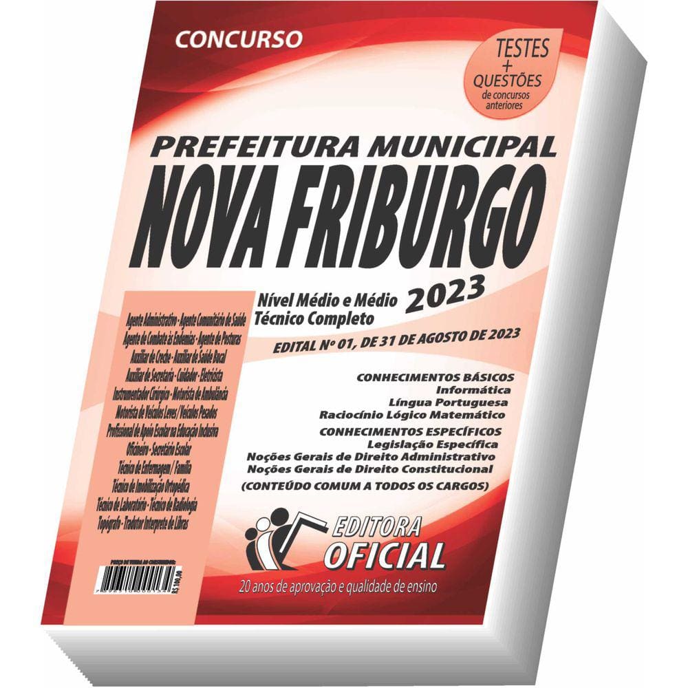 Apostila Prefeitura de Nova Friburgo - RJ - Nível Médio e Médio Técnico - Parte Comum aos Cargos