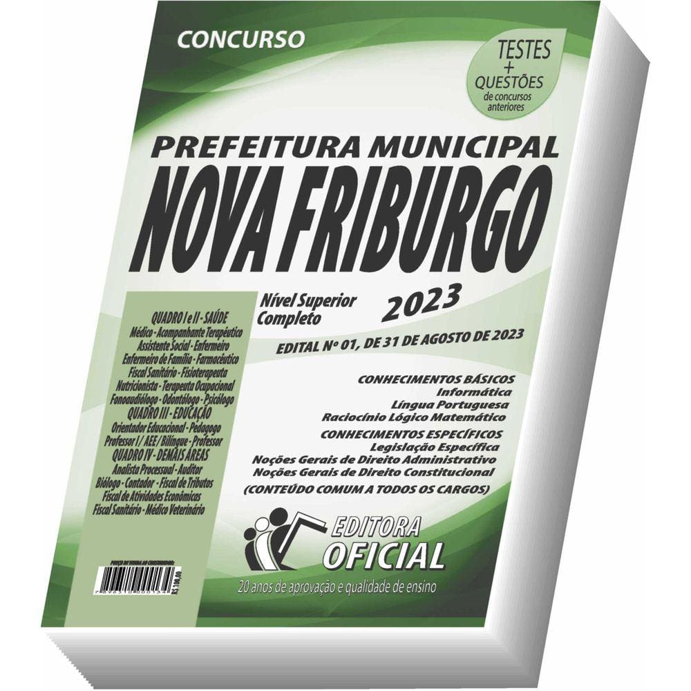 Apostila Prefeitura de Nova Friburgo - RJ - Nível Superior - Parte Comum aos Cargos