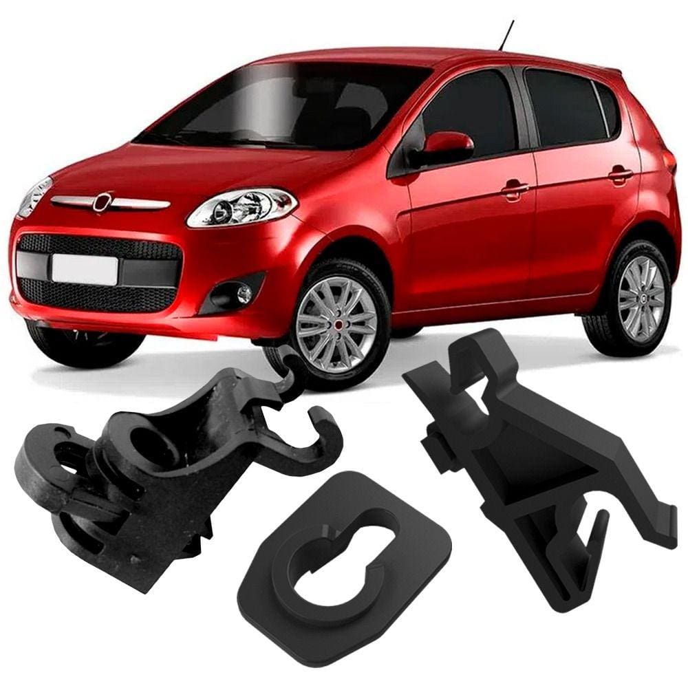 Grampos Presilhas Para Haste Vareta Capô Palio Attractive Essence G5 2012 2013 2014 2015 2016 2017
