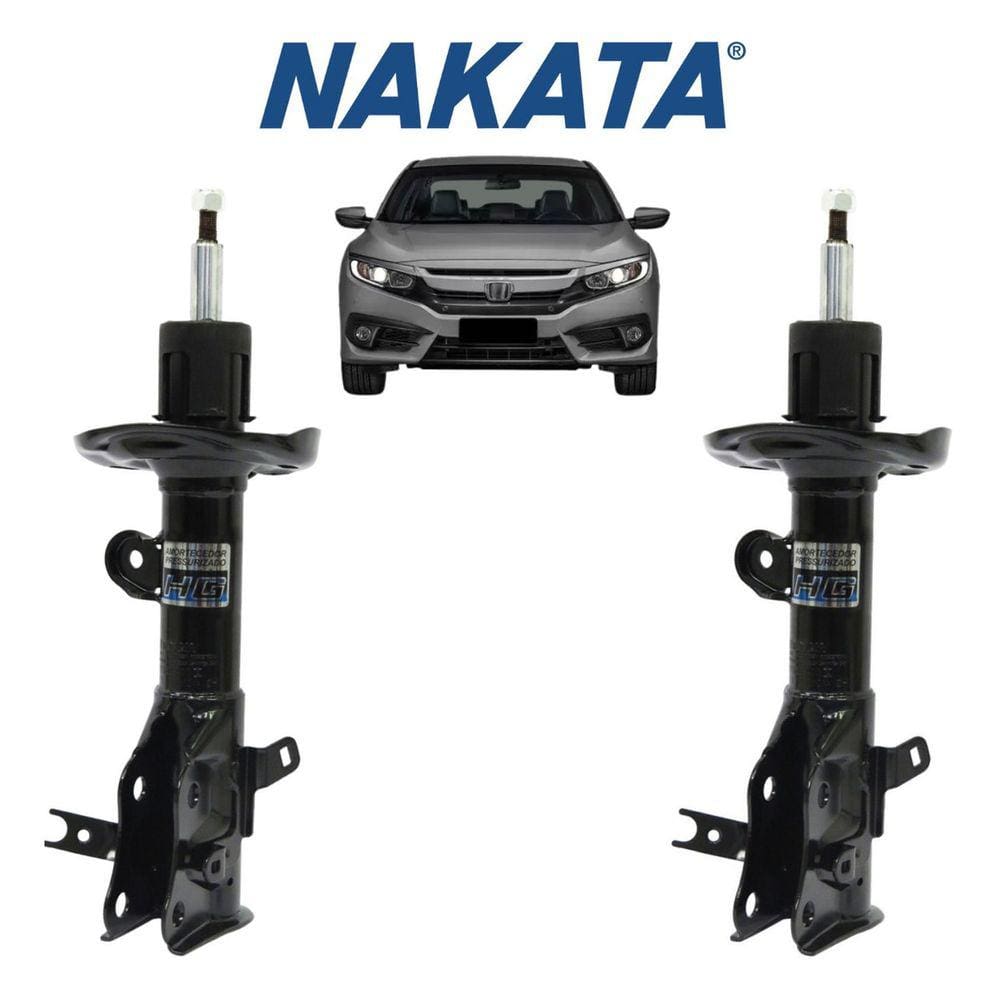 Par Amortecedor Nakata Honda Civic 2016 Dianteiro