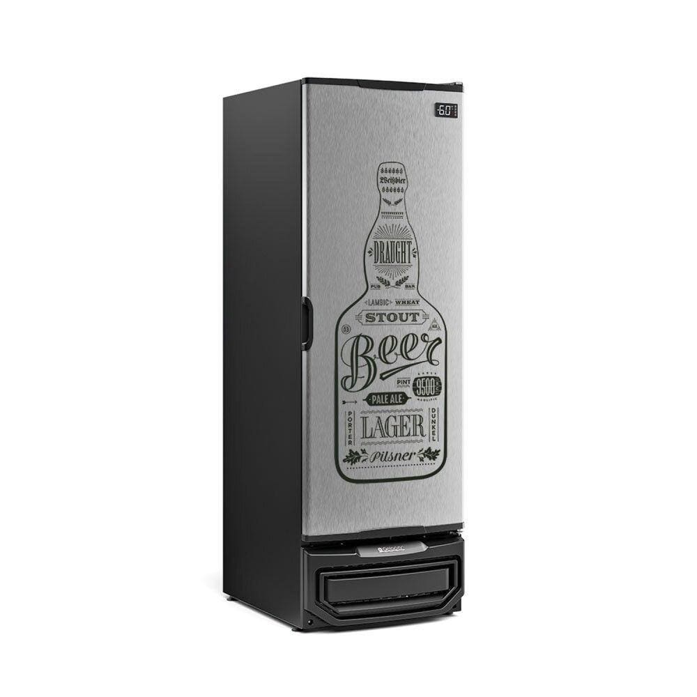Refrigerador Vertical Cervejeira 570 Litros GCB-57 GW 127v Gelopar Preto