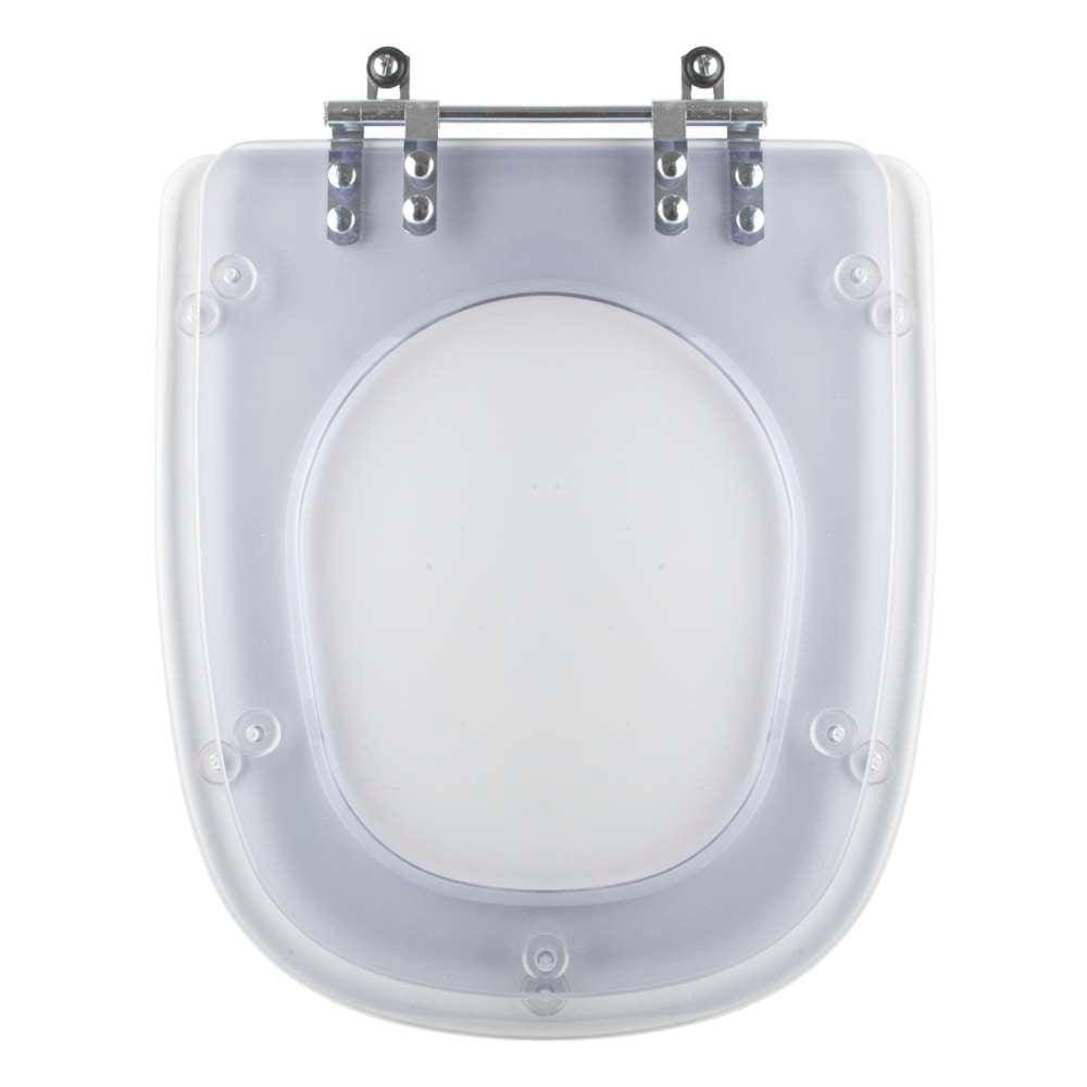 Assento Sanitario Poliester Ibiza Transparente para vaso Incepa