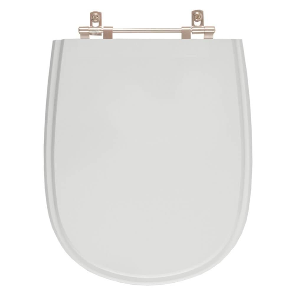 Assento Sanitário Tampa de Vaso Madeira MDF Laqueado Paris para bacia Ideal Standard