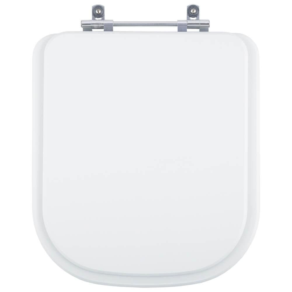 Assento Sanitario Poliester Piano Branco para Vaso Deca