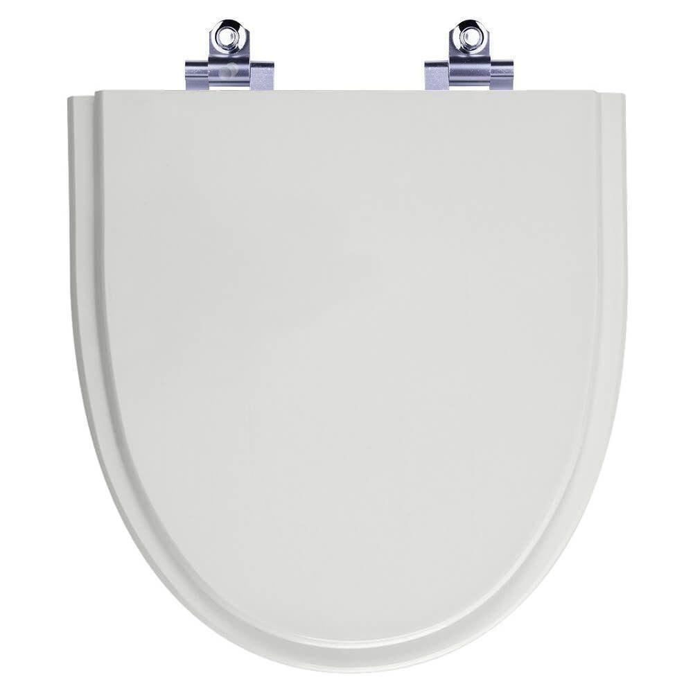 Assento Sanitário Laqueado Com Amortecedor Studio Cinza Platina para vaso Incepa