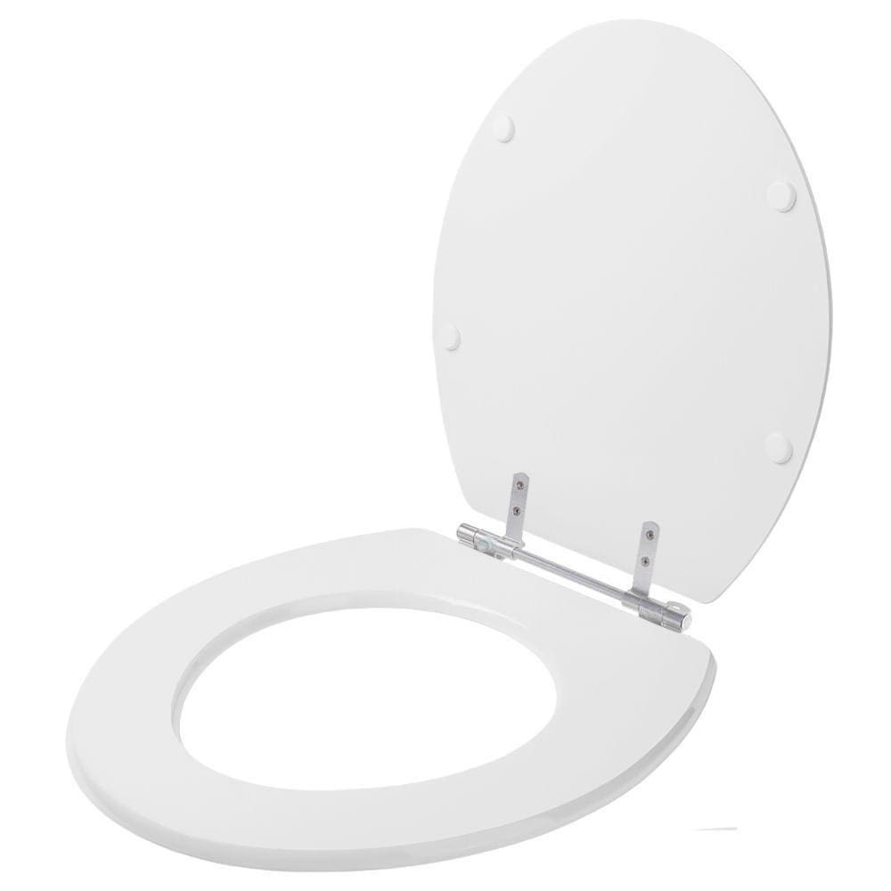 Assento Sanitário Acrílico Araxá Branco para vaso Santa Clara