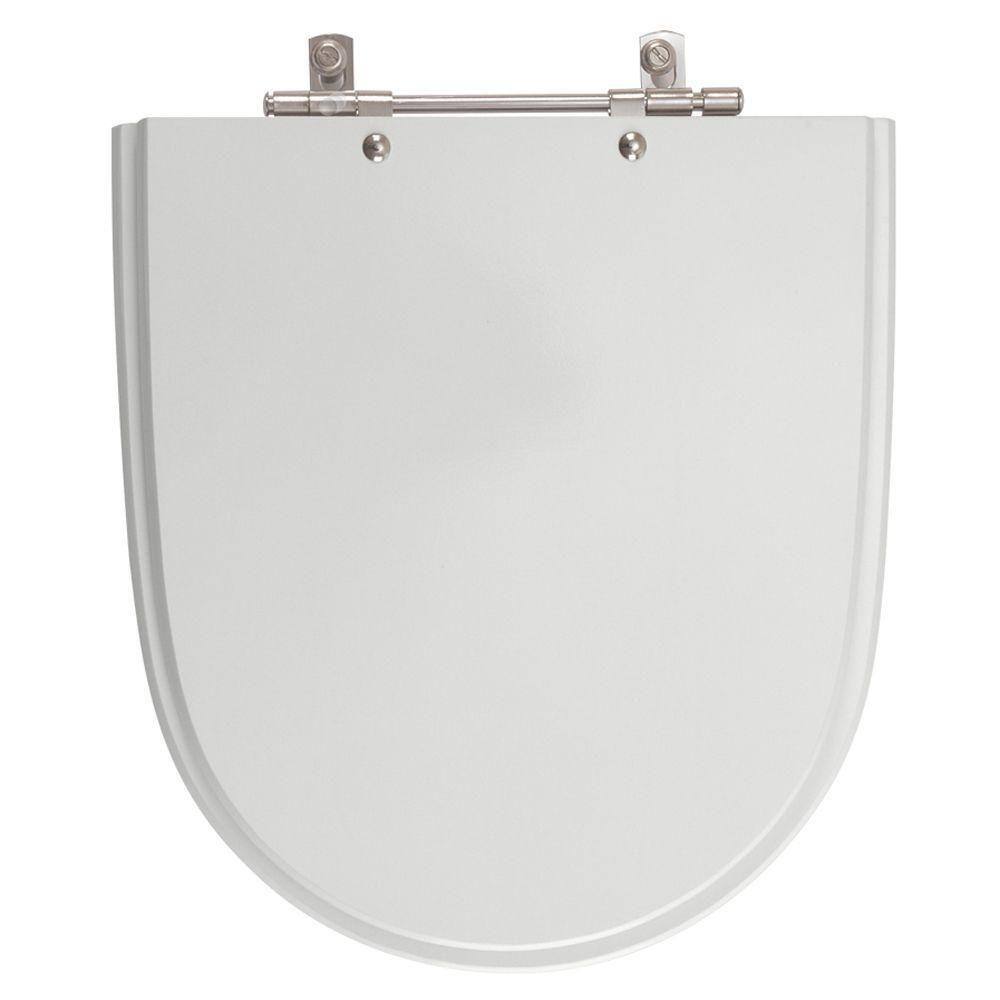 Assento Sanitario Poliester Mondiale Cinza Prata para vaso Celite