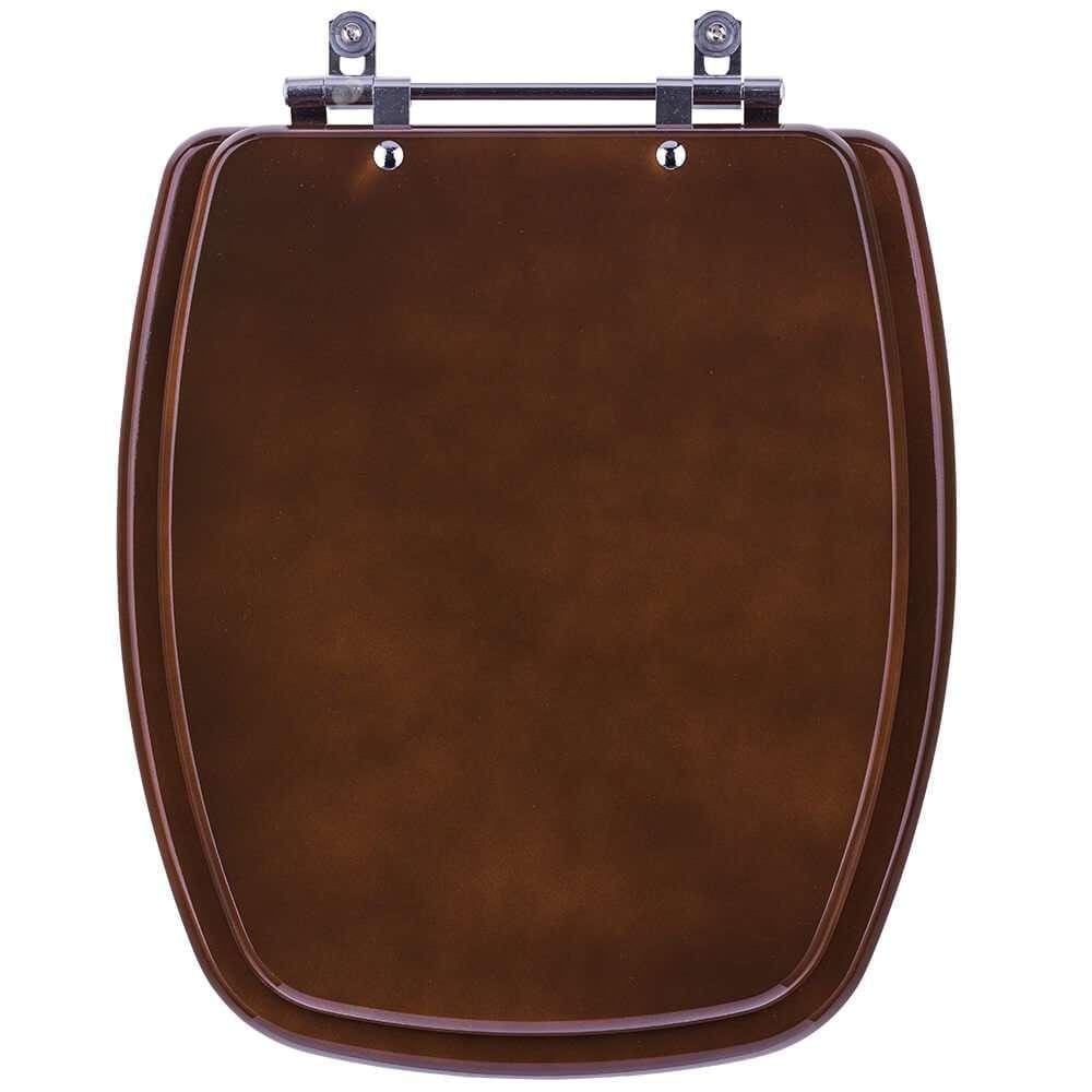 Assento Sanitário Stylus Marrom Degradê para vaso Celite