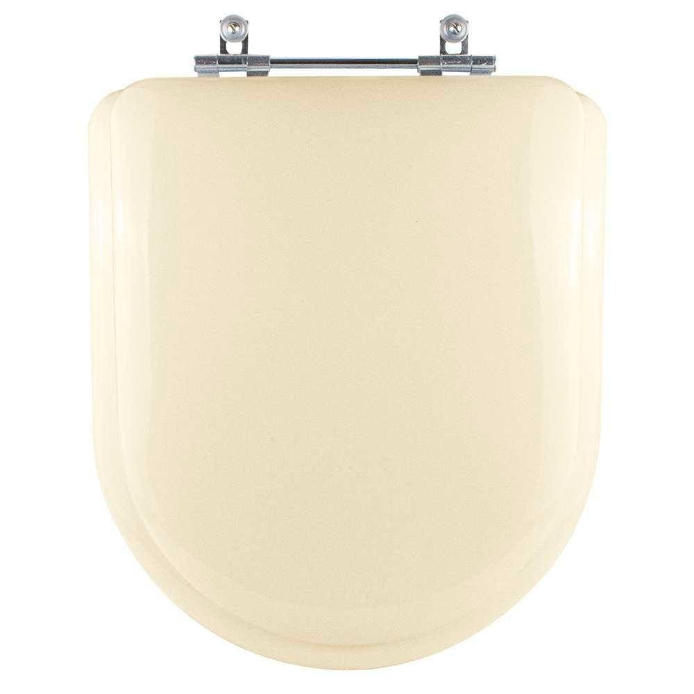 Assento Sanitário Almofadado Omega Creme Para Vaso Deca
