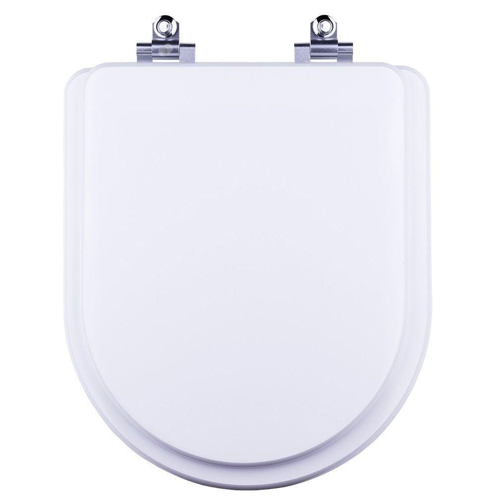 Assento Sanitário Fechamento Lento Meridian Branco para Louça Roca