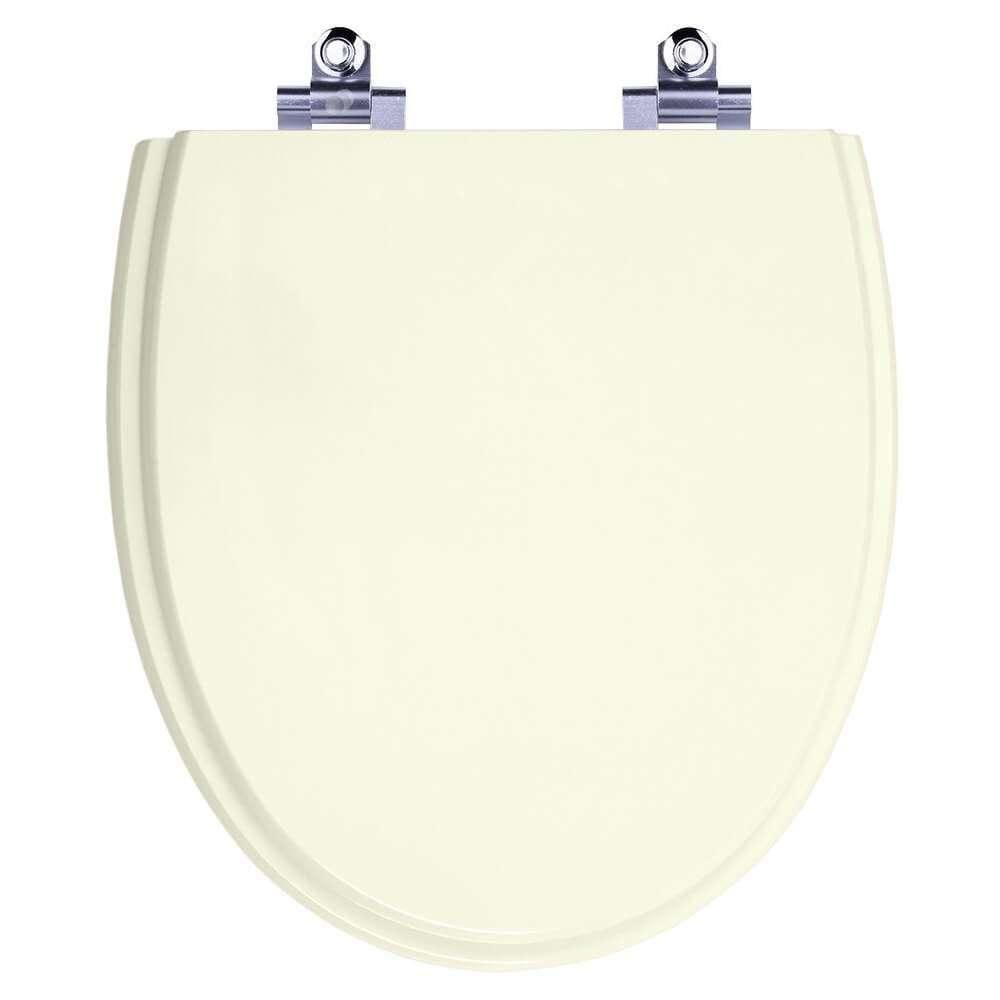 Assento Sanitário Laqueado Soft Close Eros Biscuit (bege claro) para vaso Incepa