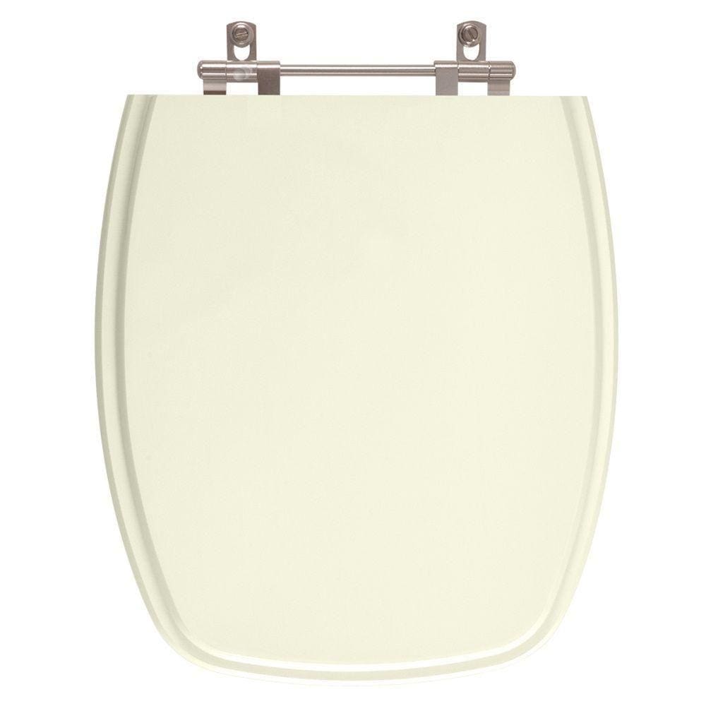 Assento Sanitario Poliester Stylus Bege Claro para vaso Celite