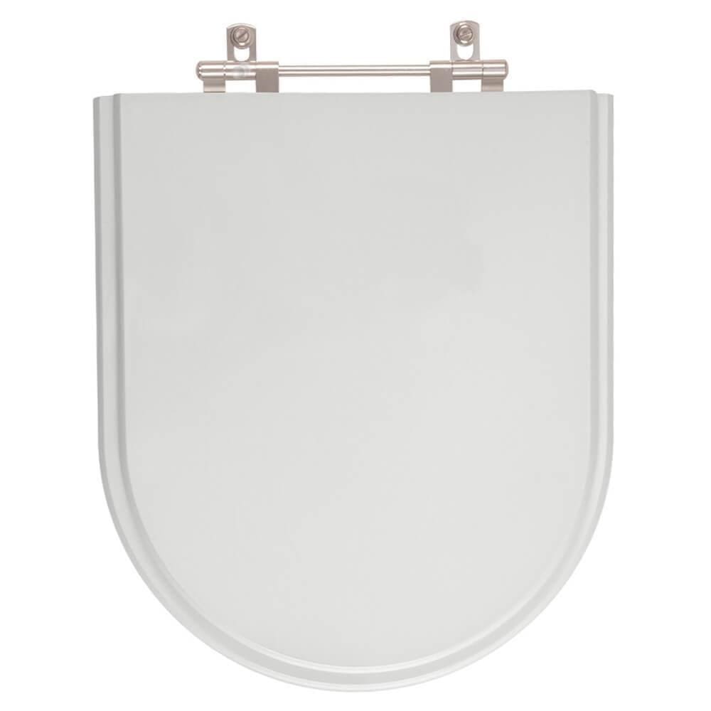 Tampa de Vaso Poliester Smart Cinza Claro para Bacia Celite