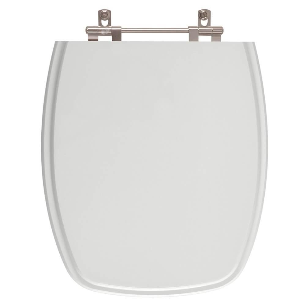 Tampa de Vaso Primula Plus Cinza Claro Para Bacia Fiori