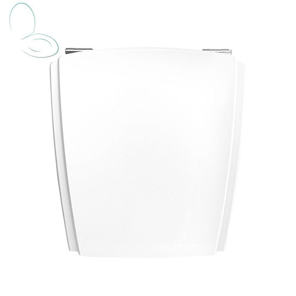 Tampa Vaso Sanitário Poliester Acrilico Nuage Branco para bacia Incepa