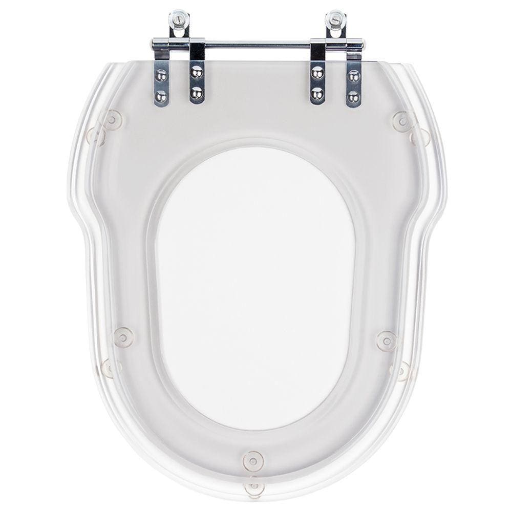 Assento Sanitario Poliester Hampton Cristal para vaso Incepa