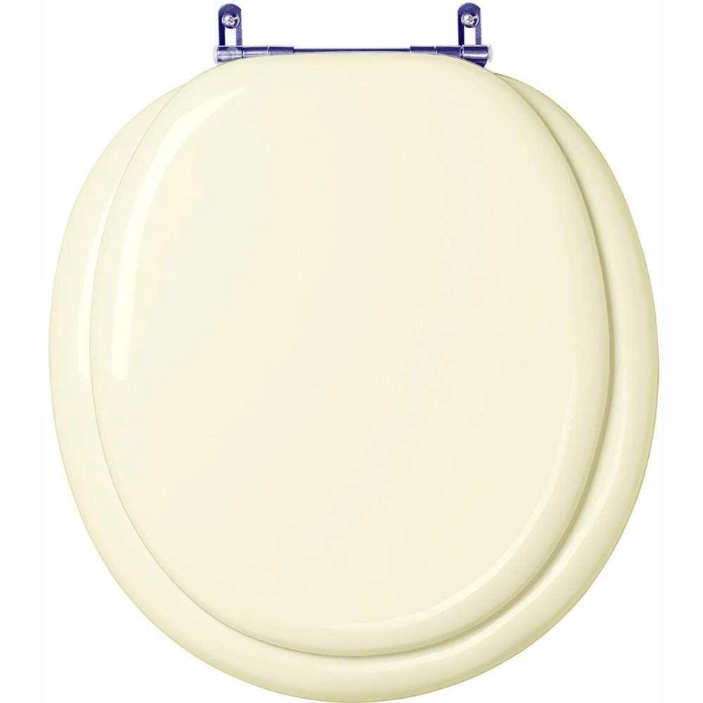 Tampa de Vaso Almofadada Convencional Oval Universal 1.6gpf 6lpf Bege Creme para vaso Deca