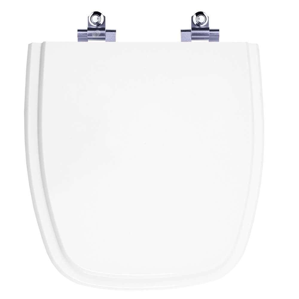 Tampa De Vaso Sanitario Com Amortecedor Fit Branco Para Bacia Celite