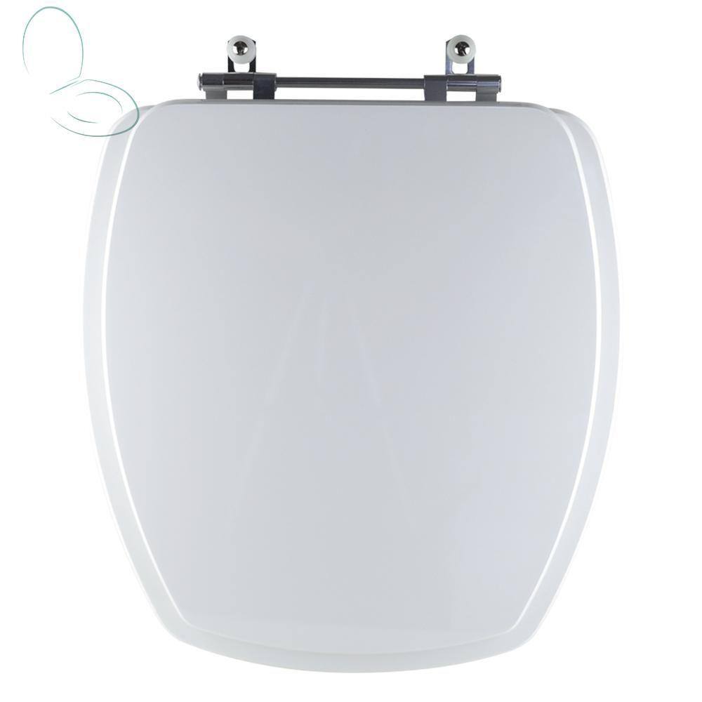 Tampa Vaso Sanitário Madeira Laqueada Thema Branco para bacia Incepa