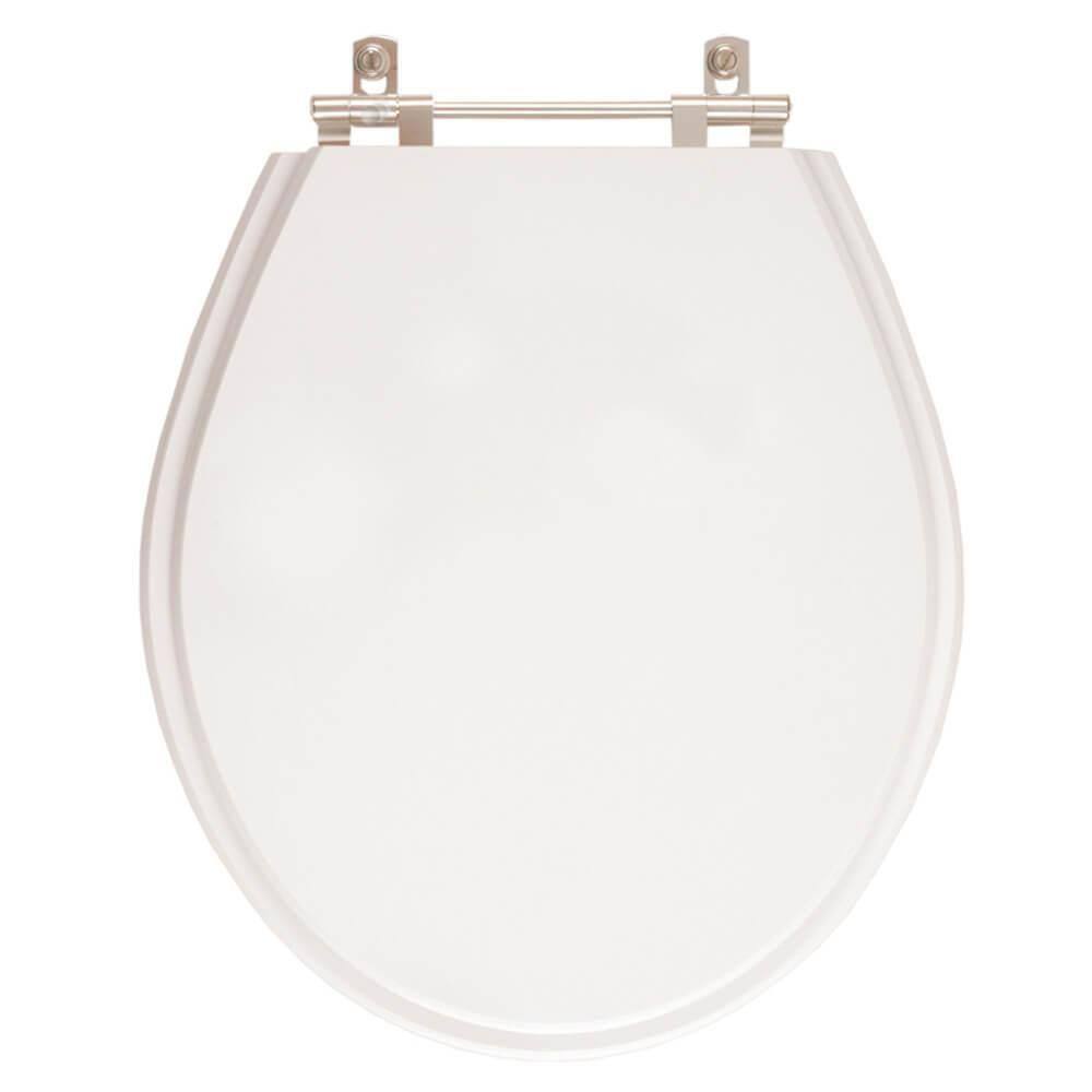 Tampa de Vaso em MDF Aries Branco para bacia Eternit