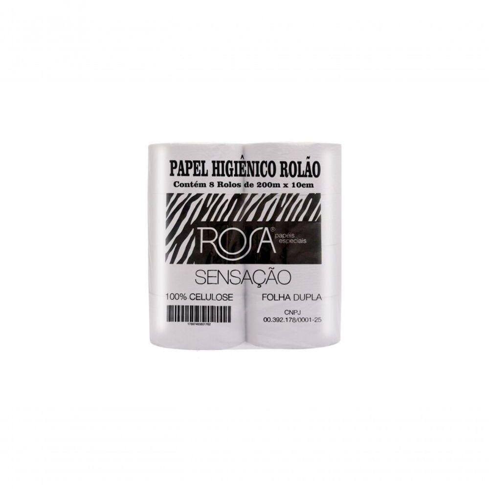 Papel Higiênico Rolão Sensação 200Mx10Cm