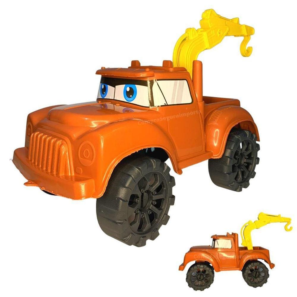 Caminhão Guincho Reboque Super Truck - 39 cm - Smile Toys Brinquedos