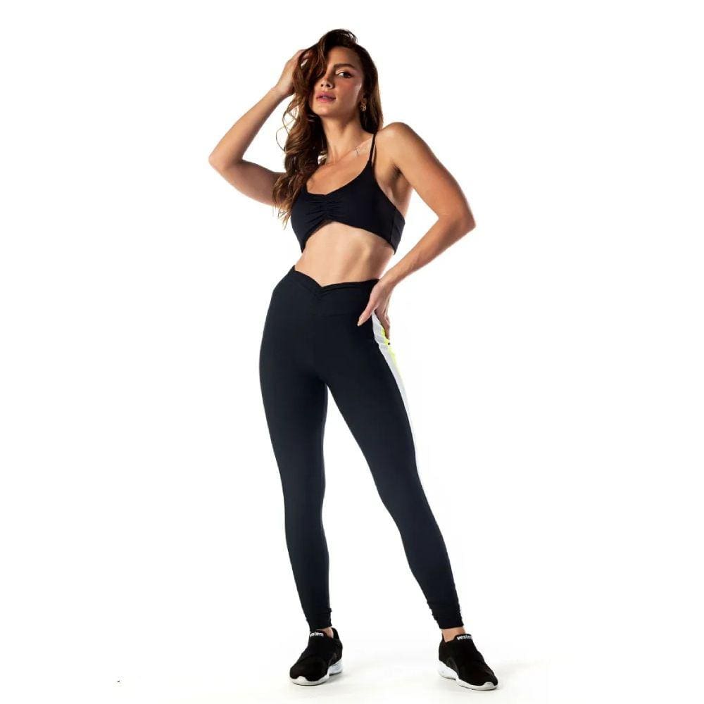 Legging Empina Bumbum Cos Alto e Bolsos Orlando Store Conforto E Durabilidade