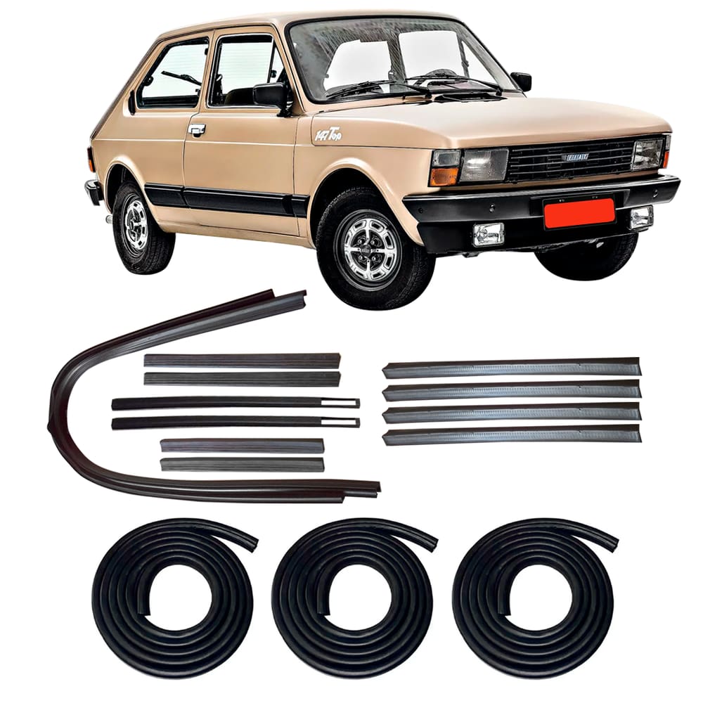 Kit Borracha Porta Canaleta Mala Fiat 147 Spazio Oggi Panora