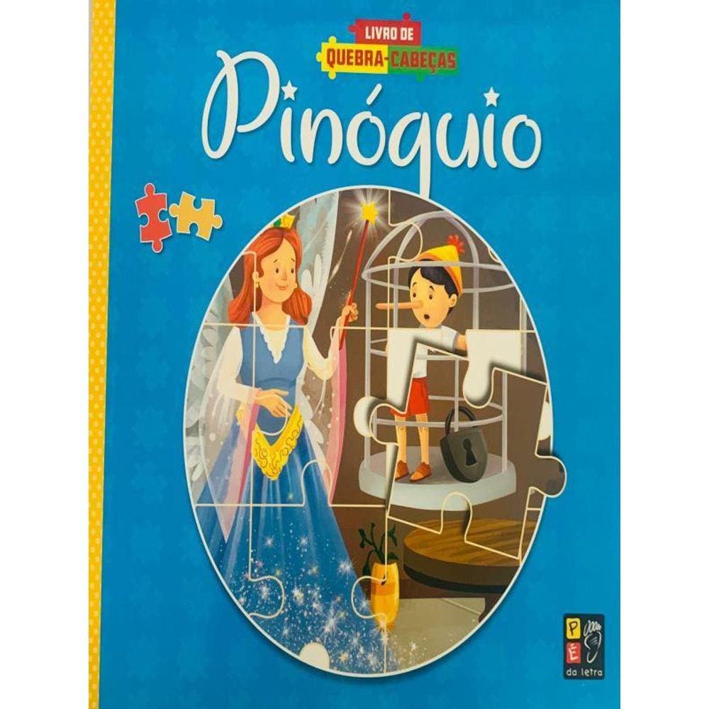 Livro De Quebra-Cabecas - Pinóquio