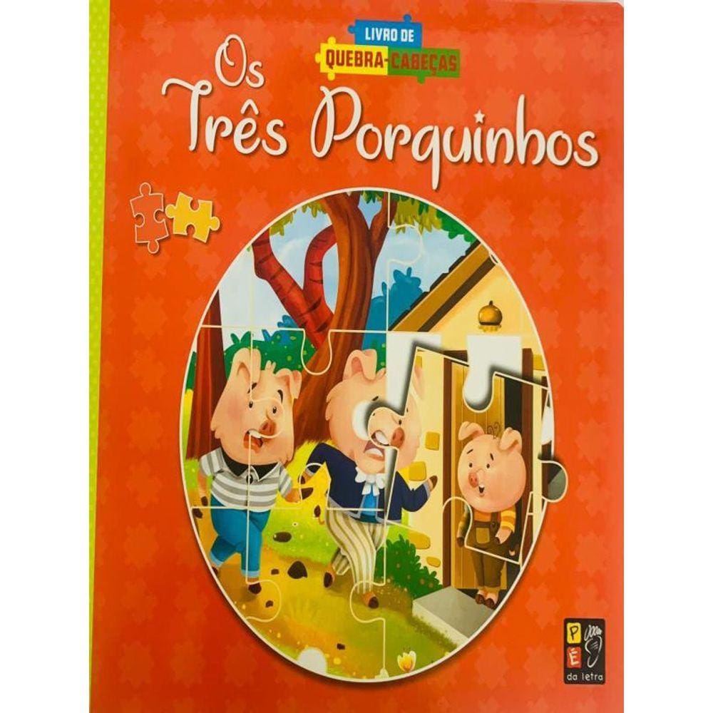 Livro De Quebra-Cabeças - Os Três Porquinhos