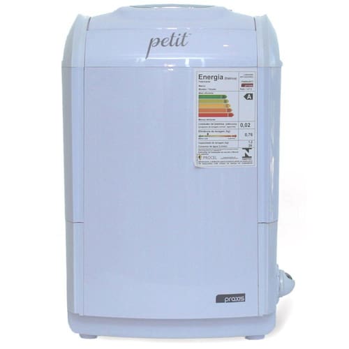 imagem-Máquina de Lavar Semi-automática 1.2Kg 110V Praxis Petit Grifit Branco