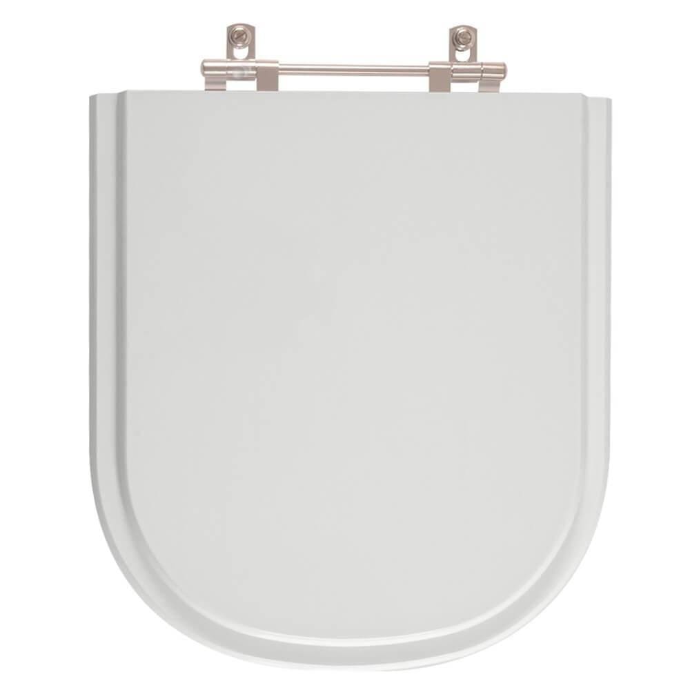 Assento para Vaso Sanitário Fiori Flox Cinza Claro em Resina