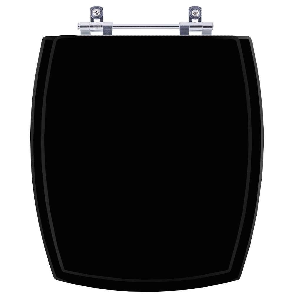 Assento Sanitário Anturius Preto para vaso Luzarte