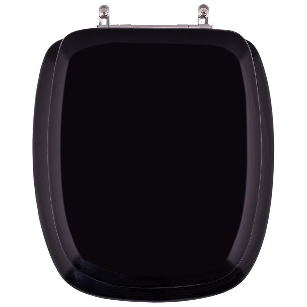 Assento Sanitário Almofadado Stylus Preto Para Louça Celite
