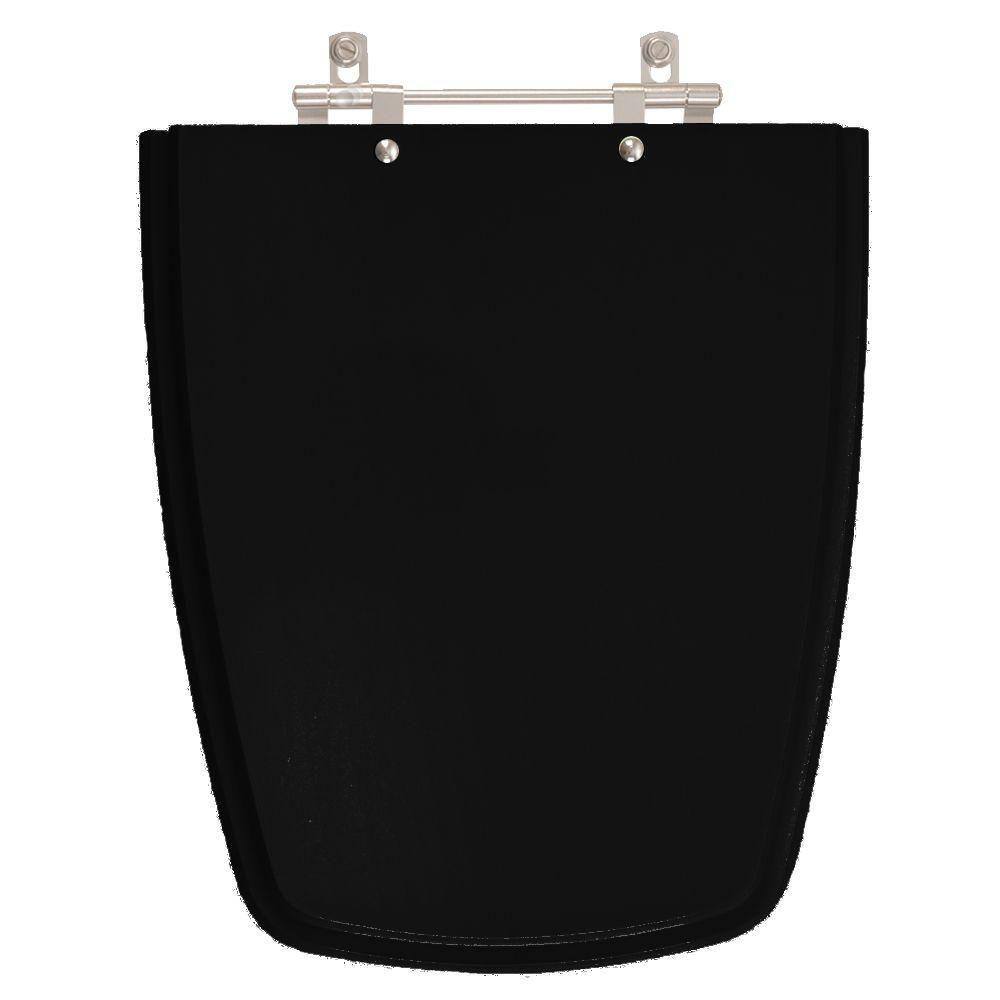 Assento Sanitário Stylus Excellence Preto para vaso Celite