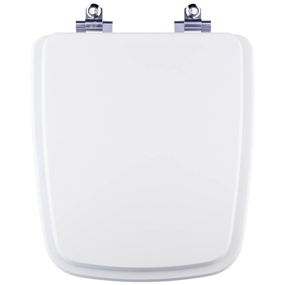 Assento Sanitário Laqueado Soft Close Clean Branco para vaso Deca