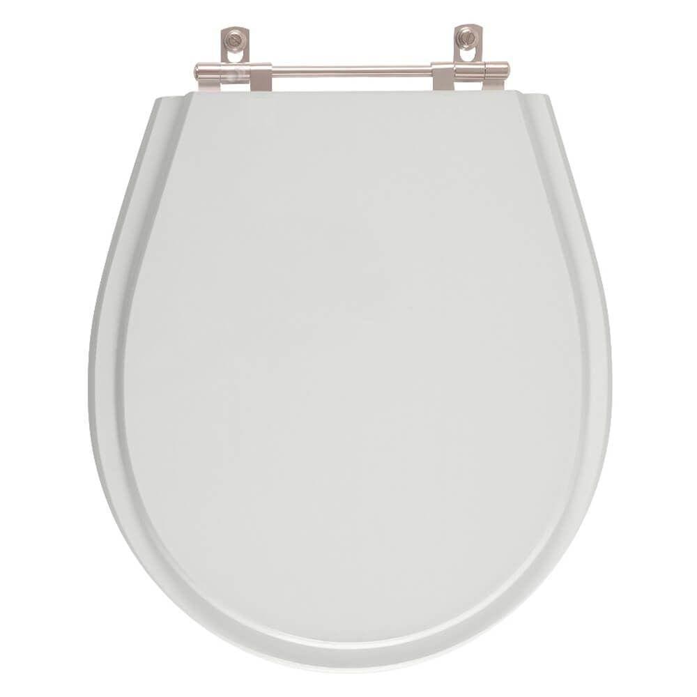 Assento para Vaso Sanitário Eternit Aries Cinza Claro em Resina