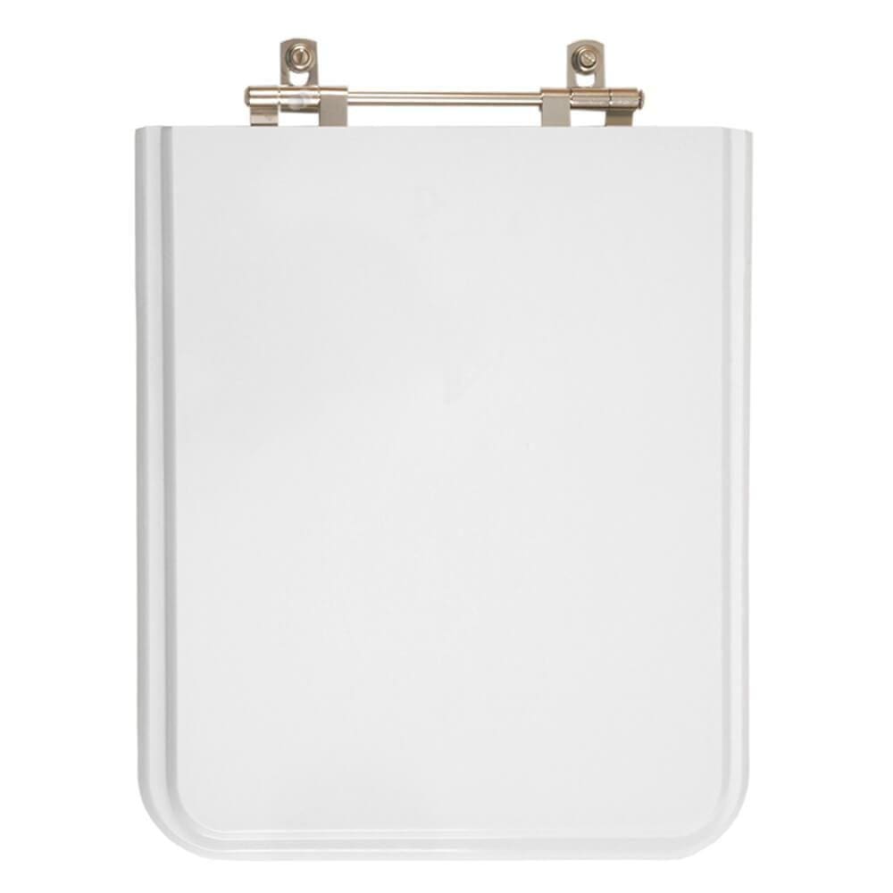 Assento Sanitário Acrílico Square Branco para vaso Incepa Cidamar