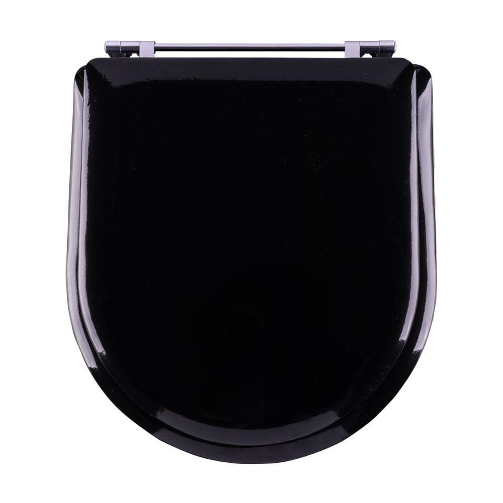 Tampa de Vaso Almofadada Calypso Preto para bacia Incepa
