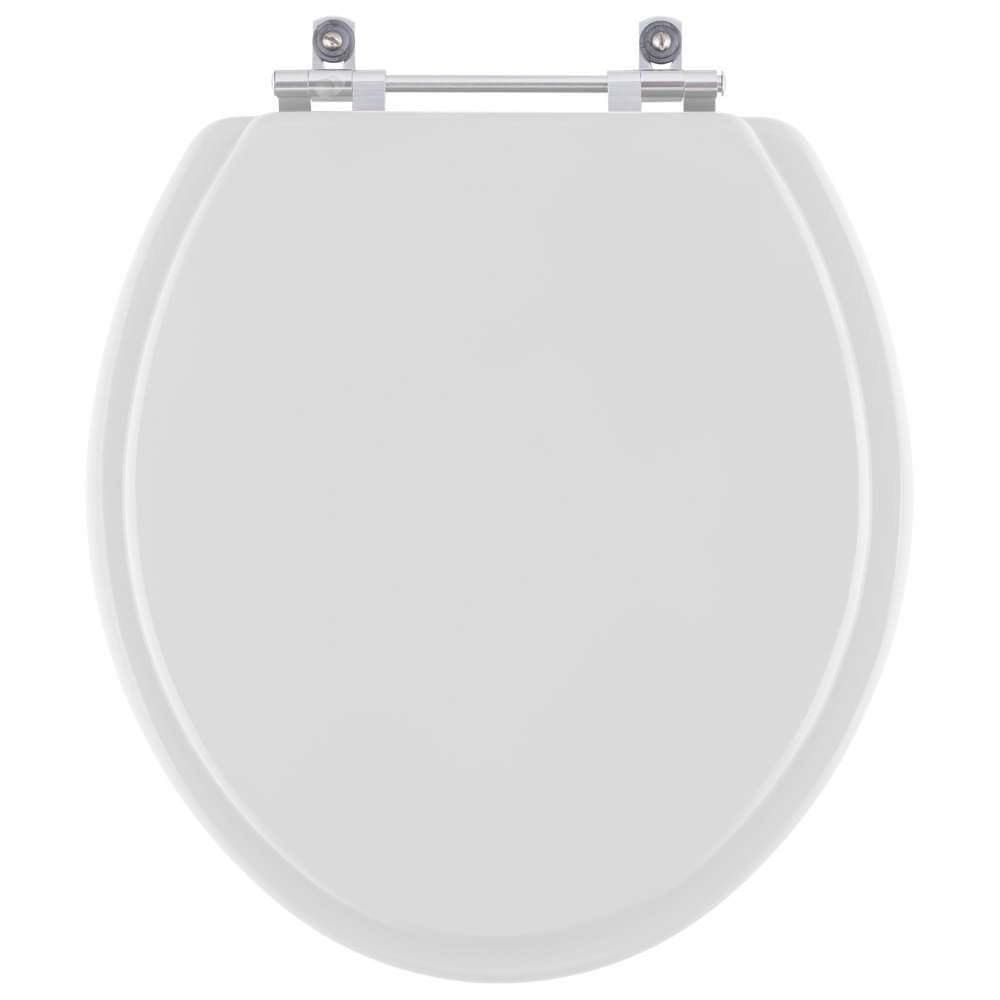 Assento Sanitario Poliester Convencional Oval Cinza Prata para vaso Celite